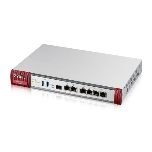 Межсетевой экран Zyxel USG FLEX 200HP, Rack, 1xRJ-45: 1/2.5G (LAN/WAN), 1xRJ-45: 1/2.5G PoE+ (LAN/WAN), 6xRJ-45: 1G (LAN/WAN), 1xUSB3.0 **