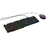 Комплект клавиатура+мышь Oklick 400GMK проводной, USB, 1200 DPI, чёрный