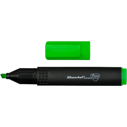 Текстовыделитель Silwerhof Prime 108031-03, скошенный пишущий наконечник, 1-4мм, зеленый, коробка