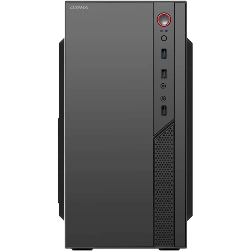 Компьютерный корпус Digma DCC-MN306 черный без БП mATX 1x80мм 1x92мм 2x120мм 2xUSB 2.0 1xUSB 3.0 audio