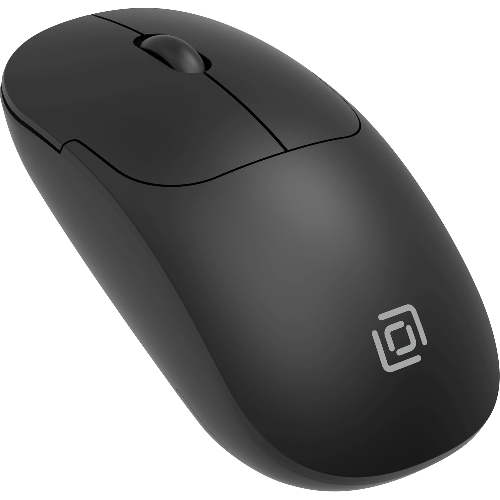 Мышь беспроводная Oklick 202MW черный, 1000 dpi, радиоканал, USB, кнопки - 3