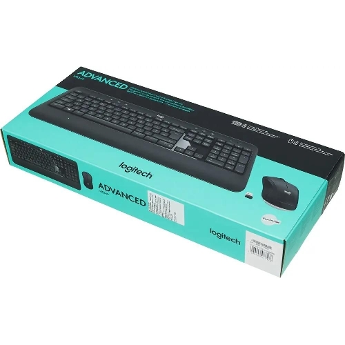 Комплект клавиатура+мышь Logitech MK540 беспроводной, USB, 1000 DPI, чёрный