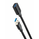 Кабель удлинительный USB3.0 Am-Af 1m Telecom черный (TUS708-1M)