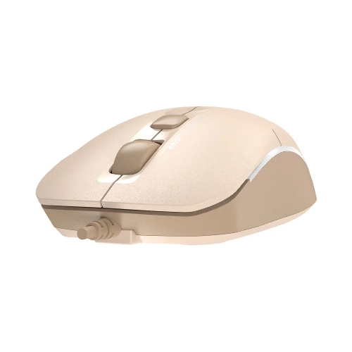 Мышь проводная A4Tech Fstyler FM26 бежевый/коричневый, 1600 dpi, USB, кнопки - 4