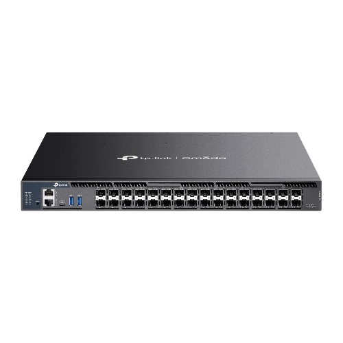 Коммутатор управляемый стекируемый агрегации 3-го уровня TP-Link SX6632YF Omada с 26 портами SFP+ 10 Gbит/с и 6 портами SFP28 25 Gbит/с