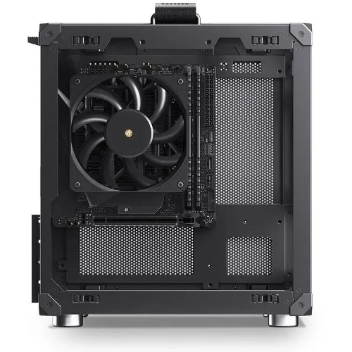 Компьютерный корпус JONSBO Computer Case C6Handle black hang-in version черный, Mini-Tower, материнская плата mATX, без БП, прозрачная боковая панель