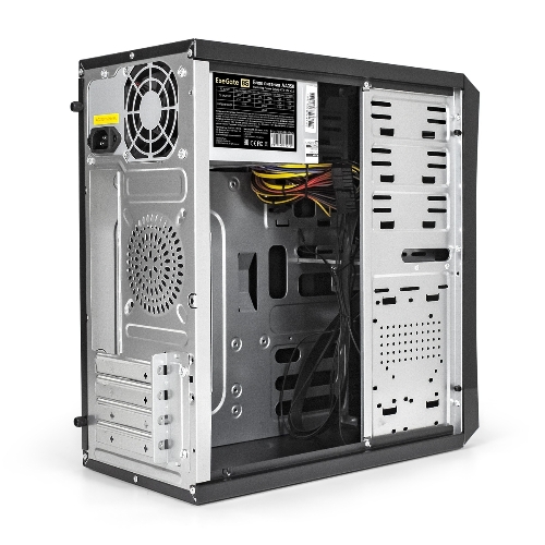 Компьютерный корпус Minitower ExeGate BA-204U-UNS400 (mATX, БП UNS400 с вент. 12см, 2хUSB+2хUSB 3.0, аудио, черный)
