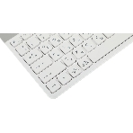 Клавиатура проводная A4Tech Fstyler FK25, USB, белый/серый