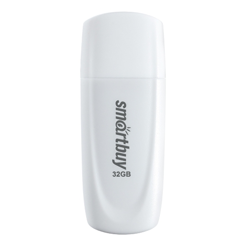 Флешка USB Smartbuy Scout white (SB032Gb2SCW), 32Gb, USB 2.0, R/W 15/5, белый