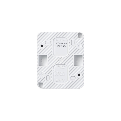 Розетка 1-м ОП AtlasDesign Profi54 16А IP54 250В с заземл. защ. шторки белый SchE ATN540145
