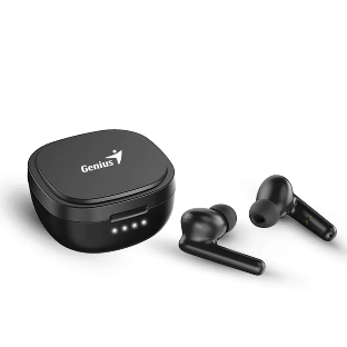 Наушники TWS Genius HS-M910BT черный, внутриканальные, Bluetooth 5.3, шумоподавление, до 4 ч