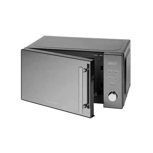 Микроволновая печь HOME HDG207BB черный, 20 л, 700 Вт, переключатели - кнопки, поворотный механизм