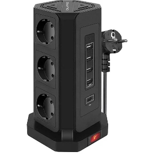 Сетевой фильтр QUMO Power Tower PRO PD 8SP4U (P-0004)