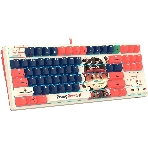 Клавиатура проводная A4Tech Bloody AT87 Proxy Boom USB бежевый/красный