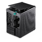 Компьютерный корпус JONSBO Computer Case C6Handle black hang-in version черный, Mini-Tower, материнская плата mATX, без БП, прозрачная боковая панель