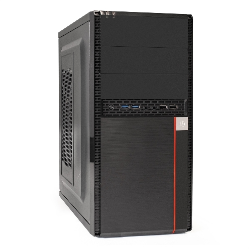 Компьютерный корпус Minitower ExeGate BA-204U-UNS400 (mATX, БП UNS400 с вент. 12см, 2хUSB+2хUSB 3.0, аудио, черный)