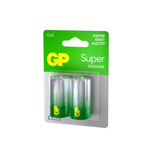Алкалиновые батарейки GP Super Alkaline G-Tech 14А типоразмера C - 2 шт. на блистере (2 шт.)