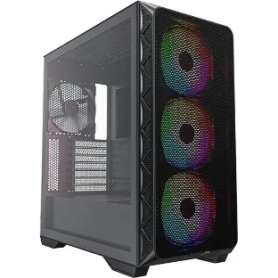 Компьютерный корпус Montech AIR 903 MAX черный без БП ATX 3x140мм 2xUSB3.0 1xUSB3.1 audio bott PSU
