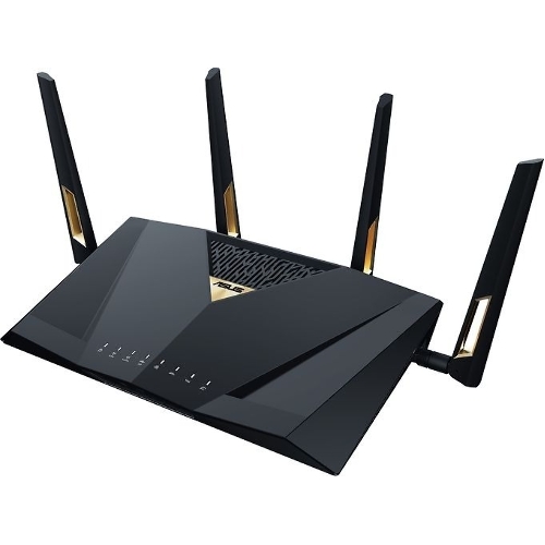 Маршрутизатор ASUS RT-BE88U, черный/желтый, 90IG08V0-MO3N0V