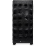 Компьютерный корпус без блока питания Case HSPD M740, Mesh Mid Tower, черный, TG, 0.6 SPCC, no fans, E-ATX, ATX, mATX, mITX, 170/400/200мм, 4x2.5