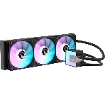 Кулер с водяным охлаждением Formula V Line ICE JET GLOW 360 BK, 360мм, 3x120мм, ARGB fans, LGA115X/1200/1700/1851, AM4/AM5