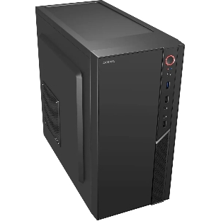 Компьютерный корпус Digma DCC-MN306 черный без БП mATX 1x80мм 1x92мм 2x120мм 2xUSB 2.0 1xUSB 3.0 audio