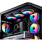 Вентилятор для корпуса JONSBO FR-606BR Reverse (120x120x25мм, 4-pin PWM, ARGb, 35.99CFM, 26.5dBA, 1500RPM, черный)