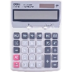 Калькулятор настольный Deli Core E1507 светло-серый 12-разр.