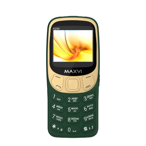 Мобильный телефон Maxvi K200 темно-зеленый