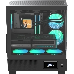Компьютерный корпус AeroCool/Formula V Line Crystal E1 Black, ATX, TYPE-C*1, USB3.0*2, Switch Display Panel
