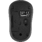Мышь беспроводная Defender Datum MM-285 черный, 1600 dpi, радиоканал, USB, кнопки - 3