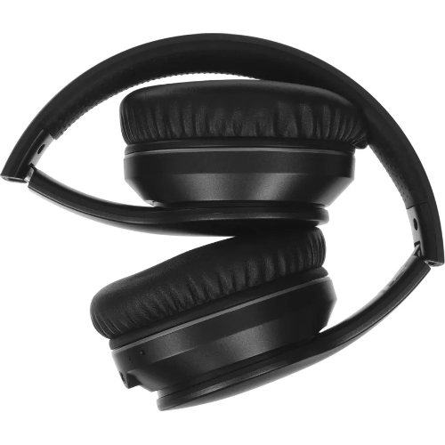 Беспроводные/проводные наушники Digma BT-19 ANC черный, накладные, Bluetooth + проводной, активное шумоподавление, складная конструкция, до 15 ч