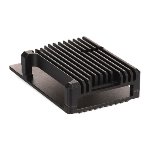 Компьютерный корпус Qumo Aluminum case without fan, Raspberry Pi 4, black(RS006)