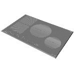 Индукционная варочная панель Maunfeld CVI804SFLGR Inverter серый