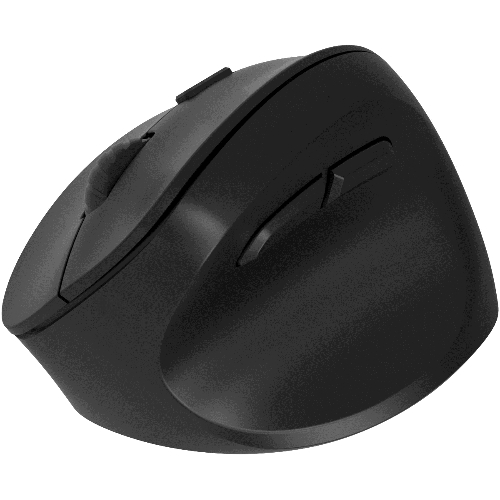 Мышь беспроводная Oklick 688MW ERGO черный, 2400 dpi, радиоканал, Bluetooth, USB, кнопки - 6