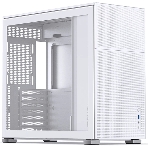 Компьютерный корпус без блока питания Case JONSBO D41 MESH, Midi-Tower, TG, no fan, 1xUSB-A 3.2 + 1xUSB-C 3.2, ATX, mATX белый