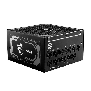 Блок питания MSI MAG A1000GL PCIE5 1000W, 80+ Gold, полностью модульный, ATX 3.0, PCIE5, RTL