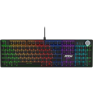 Клавиатура MSI Forge GK320 проводная, USB Type-A, чёрный