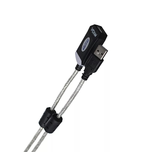 Кабель-адаптер VCOM VUS7049-25M USB2.0-repeater, удлинительный активный Am-->Af 25м