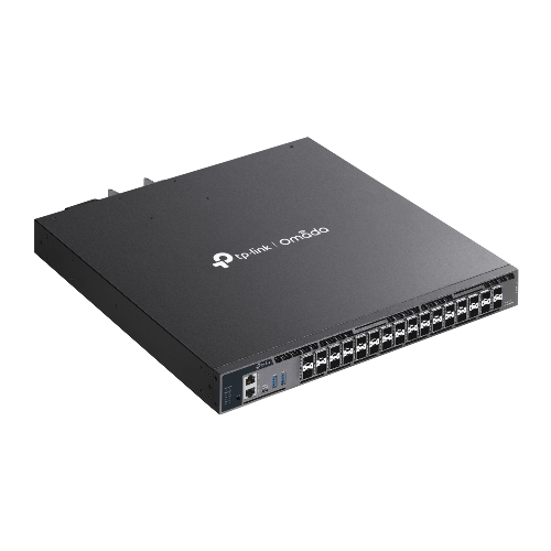 Коммутатор управляемый стекируемый агрегации 3-го уровня TP-Link SX6632YF Omada с 26 портами SFP+ 10 Gbит/с и 6 портами SFP28 25 Gbит/с