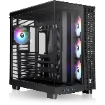 Компьютерный корпус Thermaltake View 380 XL TG ARGB черный без БП E-ATX 2x120мм 2xUSB3.0 audio bott PSU