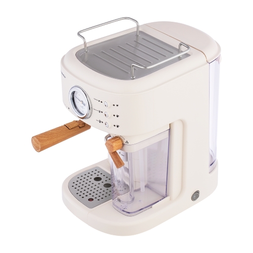 Кофеварка рожковая Maunfeld MF-737BG PRO бежевый, исп. кофе - молотый, 1.5 л, 1250 Вт, 15 бар