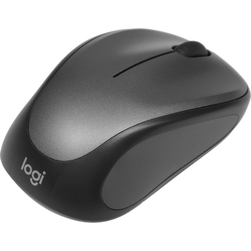 Мышь беспроводная Logitech M235 серый/черный, 1000 dpi, радиоканал, USB, кнопки - 3