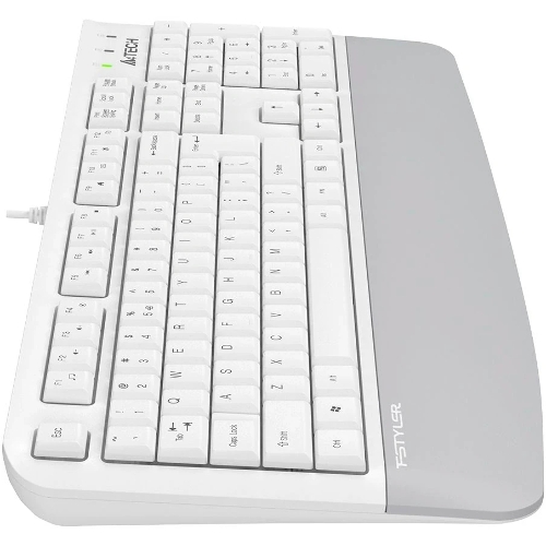Клавиатура A4Tech Fstyler FK20 проводная, USB Type-A, белый
