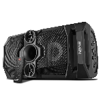 Мобильные колонки SVEN PS-655 2.0 черные (2x25W, mini Jack, USB Type-C, USB flash, Bluetooth, FM, micro SD, ПДУ, LED экран, 4400 мA, RGB подсветка)