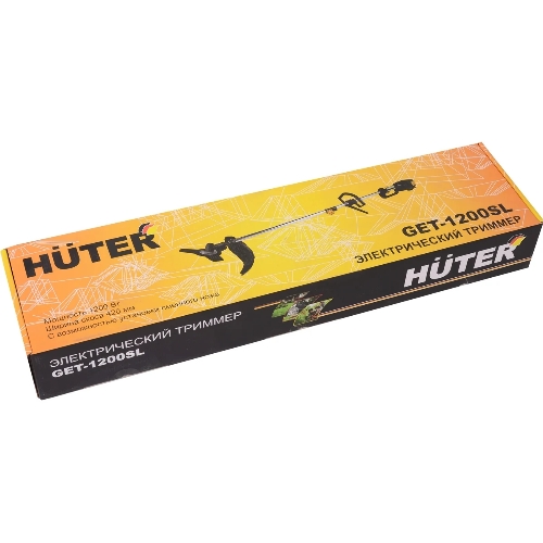 Триммер электрический Huter GET-1200SL, от сети, 1200 Вт