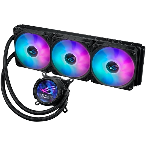 Система жидкостного охлаждения ASUS ROG STRIX LC III 360 ARGb LCD 90RC00W1-M0UAY0 черный 120мм алюминий+медь 2200rpm 36db 4-pin