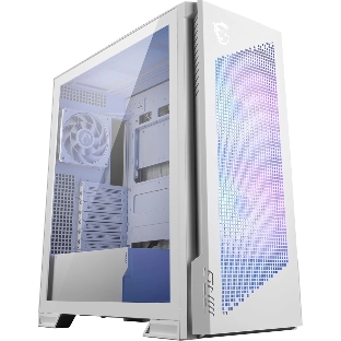 Компьютерный корпус MSI MPG VELOX 300R AIRFLOW PZ белый, Global, 2xUSB 3.2 Gen 1, 1xUSB 3.2 Gen2Type-C, 2x160мм ARGb Fan, 1