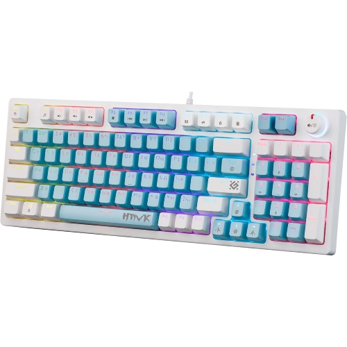 Клавиатура проводная Defender Hawk GK-418, USB, белый