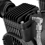 Компрессор безмасляный малошумный Denzel DLP-1500/50, 1,5 кВт, 50 л, 2850 об/мин, 250 л/мин